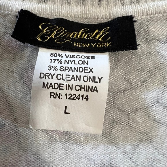 Elizabeth New York Sweater Women’s Size Large - Picture 8 of 9